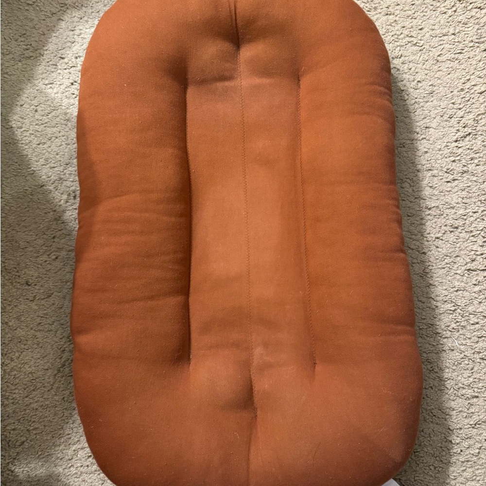 Snuggle Me Organic Lounger in Terracotta
